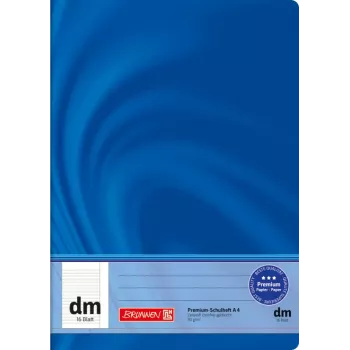 Brunnen Aufgabenheft 1046814 DIN A5 Thread Stitching Lined 48 Sheets - A5