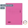 BRUNNEN FACT!plus Spiral Folder Cardboard Pink DIN A4