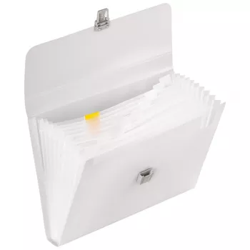 BRUNNEN FACT! 10-Part Organizer Folder, White