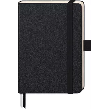 BRUNNEN KOMPAGNON Notebook A6 Blank 192 Pages Hardcover Black