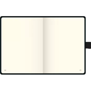 BRUNNEN KOMPAGNON Notebook A6 Blank 192 Pages Hardcover Black