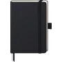 BRUNNEN KOMPAGNON Notebook A6 Lined - 96 Sheets, Hardcover, Black