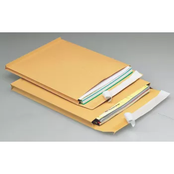 Mayer-Kuvert-Network Gusseted Shipping Envelopes DIN C4 Without Window Brown 2,0 cm Gusset 100 Pieces