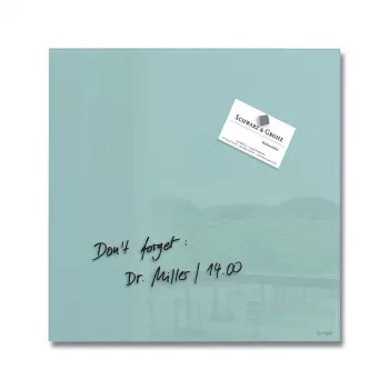 SIGEL Artverum Glass Magnetic Board Aquamarine 30x30 cm GL133