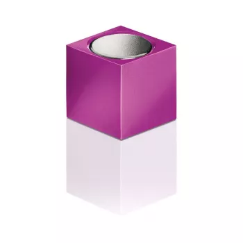 SIGEL BA727 CUBE Neodymium Magnets 11 mm, 6-Pack, Assorted Colors Pink/Blue/Green, Glossy