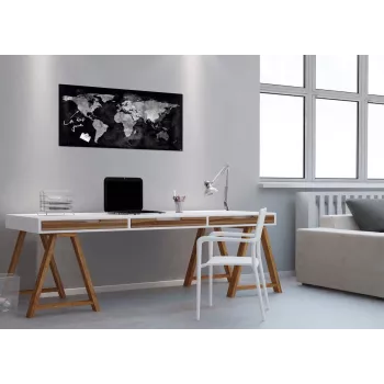 SIGEL GL270 Glass Magnetic Board 910 x 460 mm, Super White, Frameless, incl. 2 Magnets & Marker