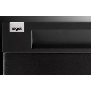 SIGEL CINTANO Desk Pad S - Melns - Mākslīgā āda - 600 x 490 mm - 1 gab.