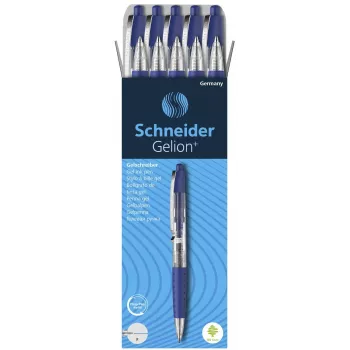 Schneider Gelion+ Gēla pildspalva zila 0,4 mm - 10 iepakojums