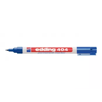 EDDING 404 Permanentais marķieris stiklam, metālam, plastmasai - Melns - 1 mm lodveida gals