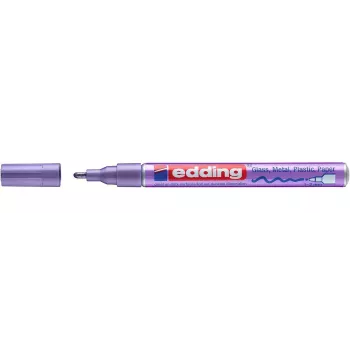 EDDING 4-751-9-078 Krāsas marķieris - Violeta - Apaļš gals - Alumīnijs - Plāns - 1 mm