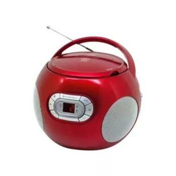 SOUNDMASTER SCD5100WE White CD Boombox ar FM radio, kasešu atskaņotāju, USB un AUX