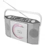 Soundmaster RCD1755SI Pārnēsājams CD radio ar FM uztvērēju, Sudraba