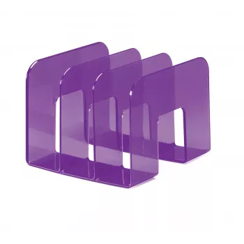 Durable TREND Document Box A4 - Violet Transparent - 165 mm Spine - 1500 Sheet Capacity