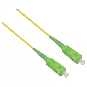 HELOS LWL OS2 Patchkabel Simplex LSZH 2,0mm SC/APC-SC/APC Yellow 20m