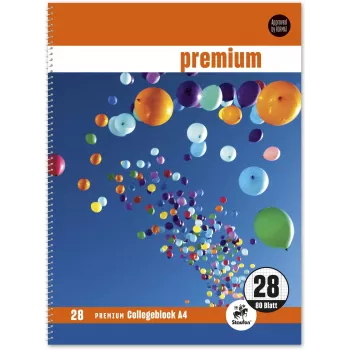 Staufen 5 College Blocks Bring Farbe ins Leben DIN A4 Squared 5x5 mm 80 Sheets 70 gsm Assorted Colors