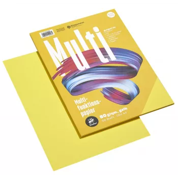 Staufen Multifunction Paper 7X A4 80g Yellow 50 Sheets