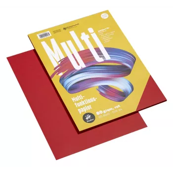 Staufen Multifunction Paper 7X 734050997 A4 80g Red 50 Sheets
