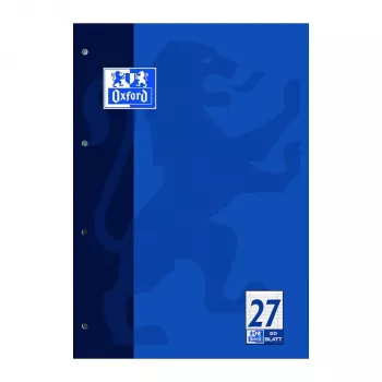 Oxford 100050352 piezīmju grāmatiņa A4 90 g/m2 zila