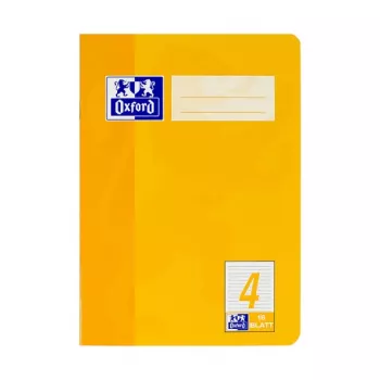 Oxford Office A5 Notebook Yellow 90 g/m² Lined 80 Sheets