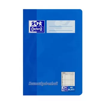 Oxford 100057950 piezīmju grāmatiņa A5 90 g/m2 zilā krāsā