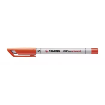 STABILO OHPen Universal Red Water-Soluble Overhead Marker M (Medium) 1 Piece