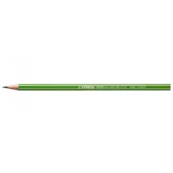 STABILO GREENgraph Graphite Pencil HB - Green/White - Hexagonal - FSC Certified - 2,2 mm