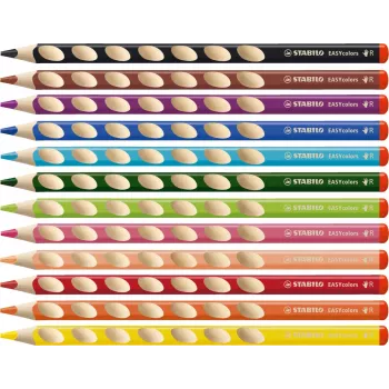STABILO EASYcolors Krāsainie Zīmuļi - 12 gab.