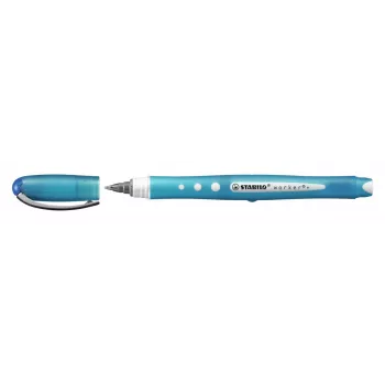 STABILO Worker Rollerball Pildspalva - Daudzkrāsaina - Zila Tinte - 0,5 mm - 10 iepakojums