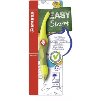STABILO EASYoriginal Retractable Pen - Green Body - Blue Ink - 0,5 mm - Right-Handed
