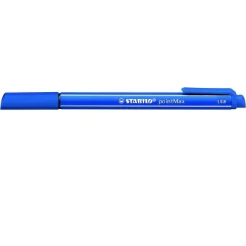 STABILO pointMax Fineliner Pen - Ultramarine Blue - Medium 0,8 mm - Round - Water-based Ink