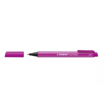 STABILO pointMAX Felt-Tip Pen - Pink - Medium - 0,8 mm - Water-Based Ink - Nylon Felt Tip