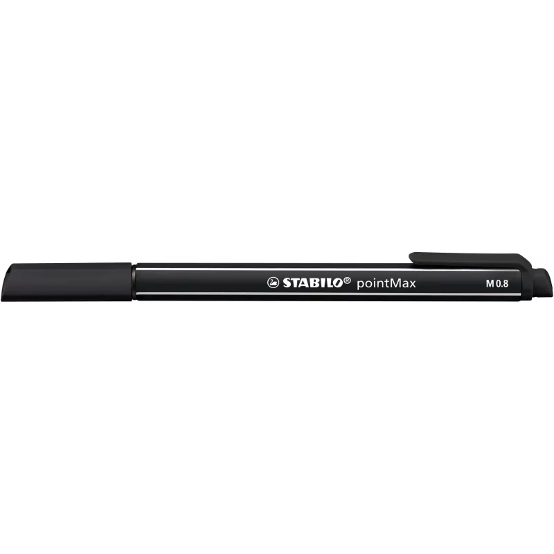 STABILO pointMax Fineliner Pen Set - 0,8 mm - 12 Assorted Colours