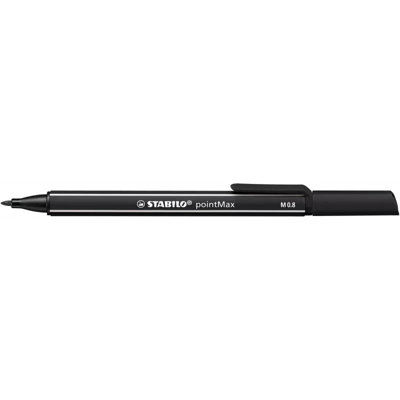 STABILO pointMax Fineliner Pen Set - 0,8 mm - 12 Assorted Colours