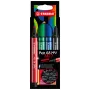 STABILO Pen 68 MAX 4-Pack ARTY Felt-Tip Pen with Chisel Tip