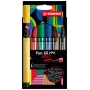 STABILO Pen 68 MAX 6-Pack Arty Edition Felt-Tip Pens with Chisel Tip