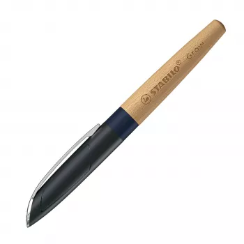 STABILO Klimatneitrāls pildspalva ar tinti Grow - Blueberry Blue / Beech