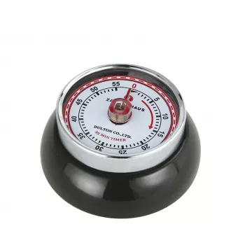 Zassenhaus Timer Speed Black mehāniskais virtuves taimeris 60 minūtes