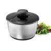 GEFU PUSH IT Salad Spinner Stainless Steel