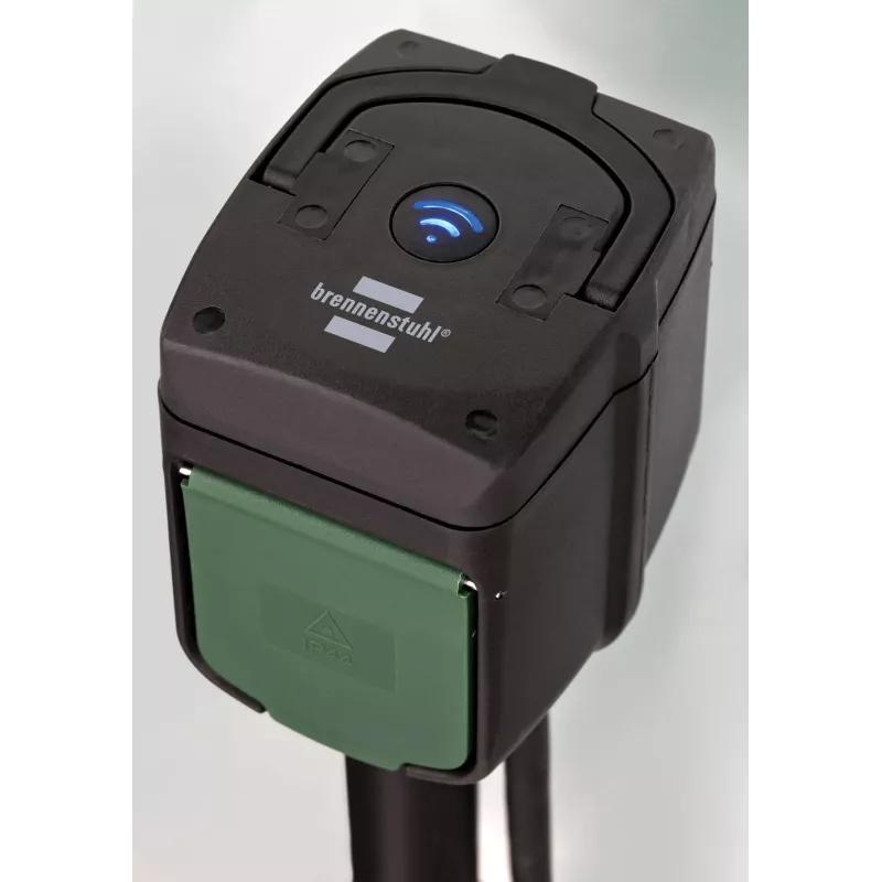 brennenstuhl Connect WiFi dārza kontaktligzda ar zemes dzeloni CS un Mo