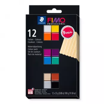 STAEDTLER FIMO 8043 C Modelēšanas māla komplekts - 12 krāsas