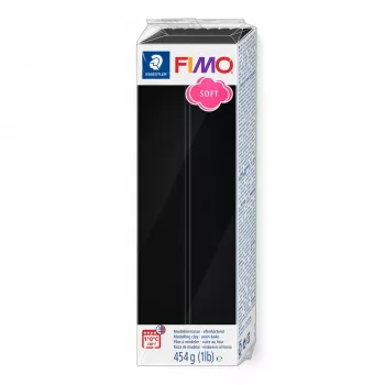 STAEDTLER FIMO Soft 8021-9 polimērmāls - melns - 57 g - cepšanas māls