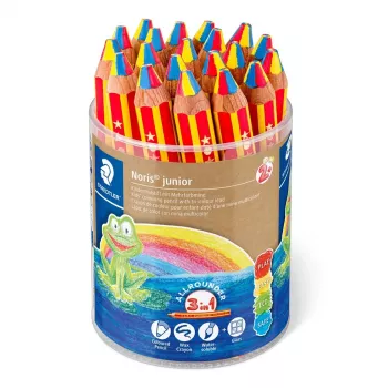 STAEDTLER Noris Junior Red 1403 KP20 krāsainais zīmulis