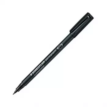 STAEDTLER Lumocolor 314-9 Permanentais marķieris Fine 0,6 mm Melns Bullet Tip Polipropilēns