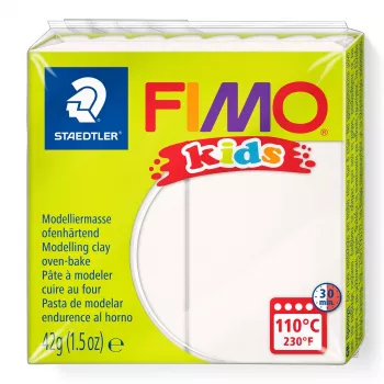 STAEDTLER FIMO Soft 8030-0 Polimērmodelēšanas māls - Balts - 57g - Cepams - 1 Bloks