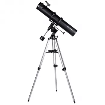 Bresser Galaxia 114/900 EQ SKY teleskops ar viedtālruņa turētāju