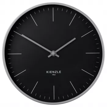 KIENZLE DCF Radio-Controlled Wall Clock Modern Anthracite 25 cm