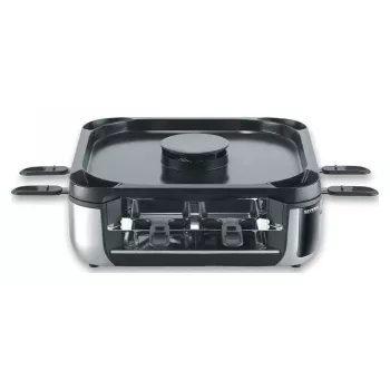 SEVERIN RG 2379 SEVENTO Raclette Grill 1400 W 8 Persons Black/Silver