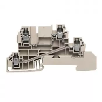 Weidmüller Caurvades spaiļu bloks, 2,5 mm², 24 A, 800 V, bēšs, skrūvju savienojums, 50 gab.