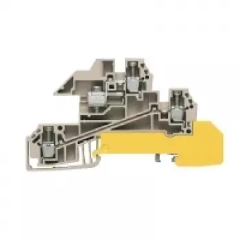 Weidmüller 1030600000 Caurlaides spaiļu bloks, bēšs, 2,5 mm², 24 A, 50 gab.