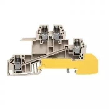 Weidmüller Feed-Through Terminal Block, Screw Connection, 2,5 mm², 800 V, 24 A, Beige, 50 Pieces